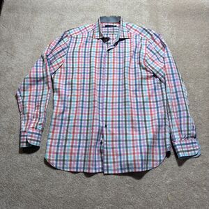 Hammer Made Plaid Button Up Shirt Men's Long Sleeve Size 42/16.5 Mens L